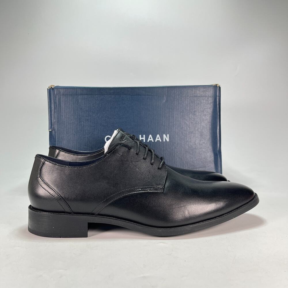 Cole Haan Hawthorne Black Plain Toe Oxford Dress Shoes C32351 Men's Size 13 M